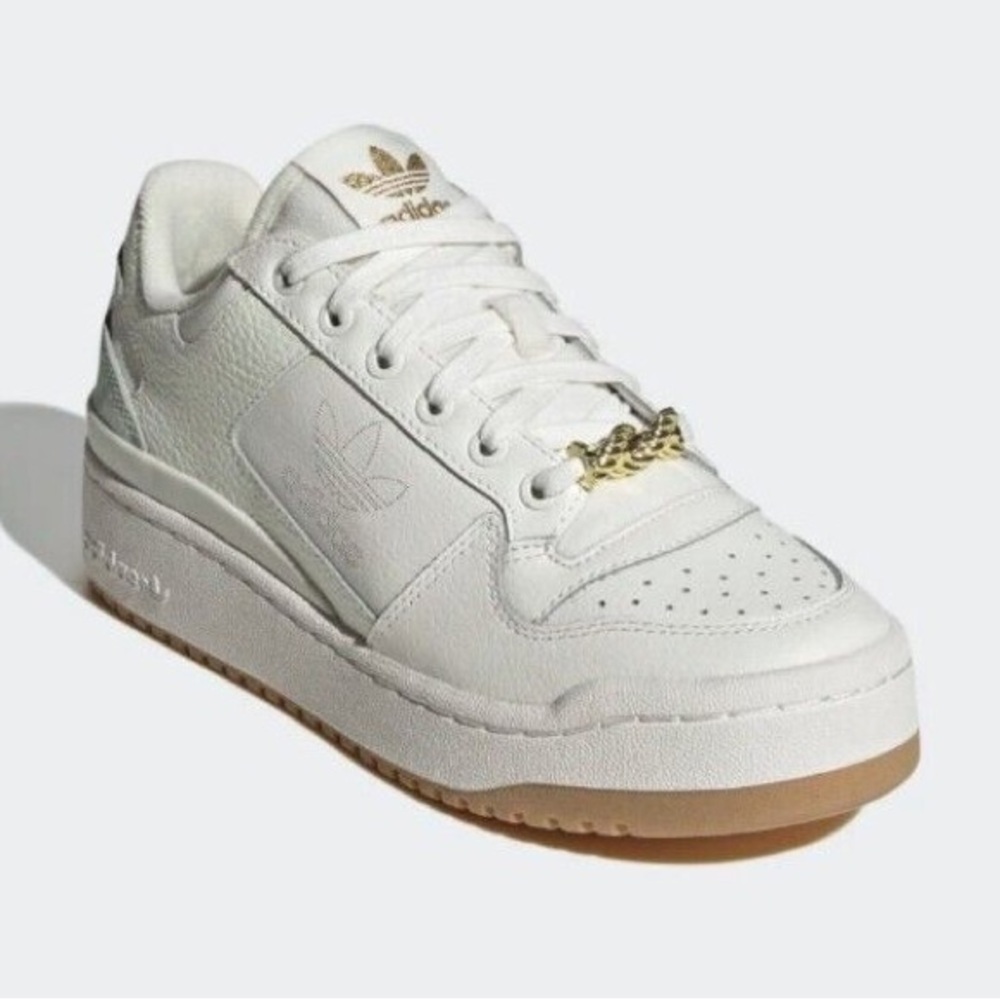 Adidas Forum Bold Sneakers White Linen Green
NWT